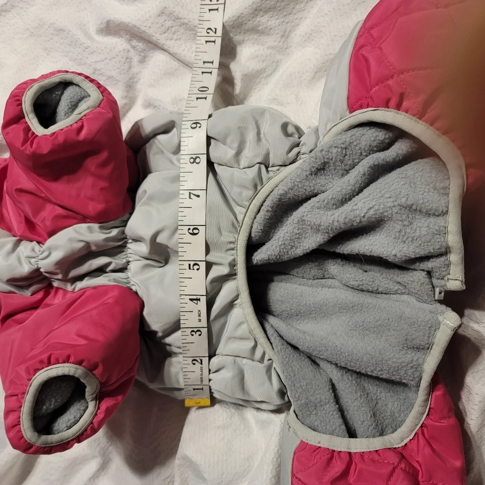 Nwot. Never Used.   Dog Parka Fuzzy Cozy Dog Jacket Pink Medium - Picture 14 of 15